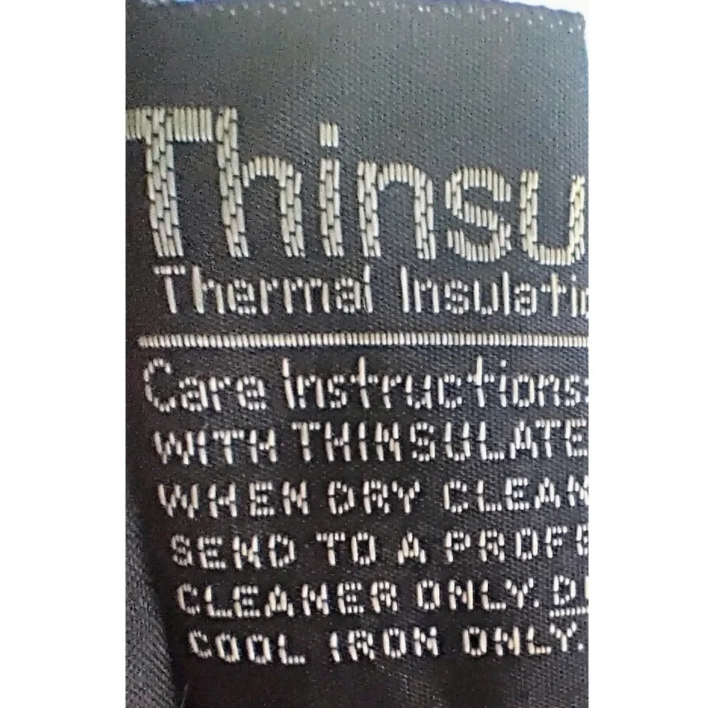 VTG‎ Byrnes & Baker Mens Black Leather Bomber Jacket XL Long Thinsulate Lined